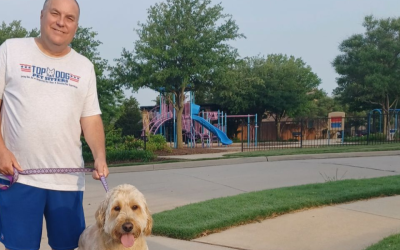 Erick Gary, super dog walker